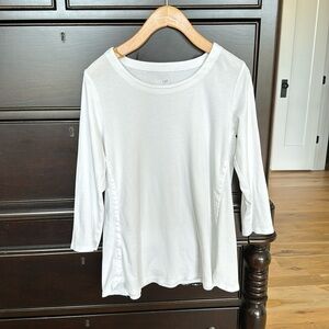 JJill - 2 white shirts size xs